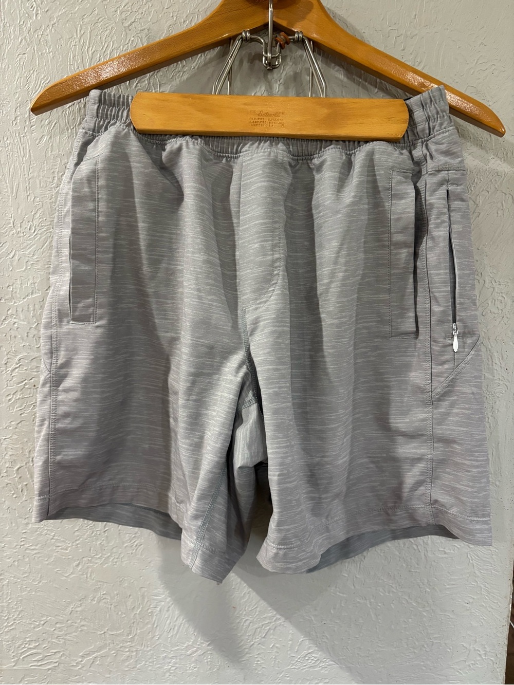 Birddogs Boom for your Bombstick Lined Gray Athletic workout shorts size Med